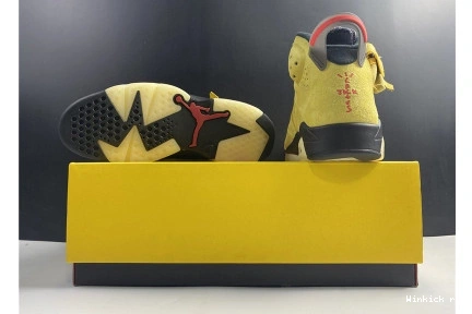 - Air “Yellow” Scott Travis x 6 Jordan 0914